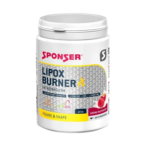 SPONSER, SPONSER - Figur & Form Pulver, Vegan Lipox Burner Himbeere, 110g
