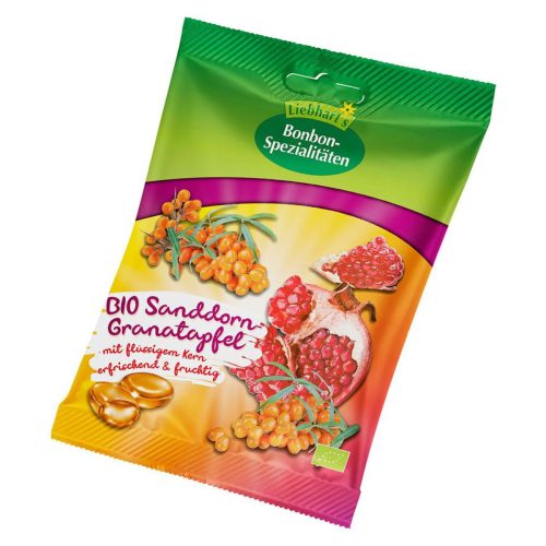 Liebhart, LIEBHART Bio Bonbons Sanddorn Granatapf 100 g