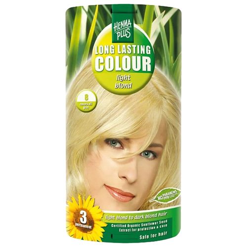Henna Plus, HENNA PLUS Long Lasting Colour 8 Helles Blond (1 Stk)