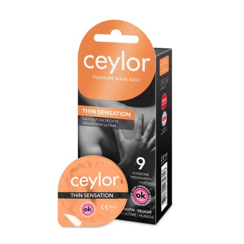 Ceylor, Ceylor Thin Sensation Thin Condoms, 9 Stück - Amorana