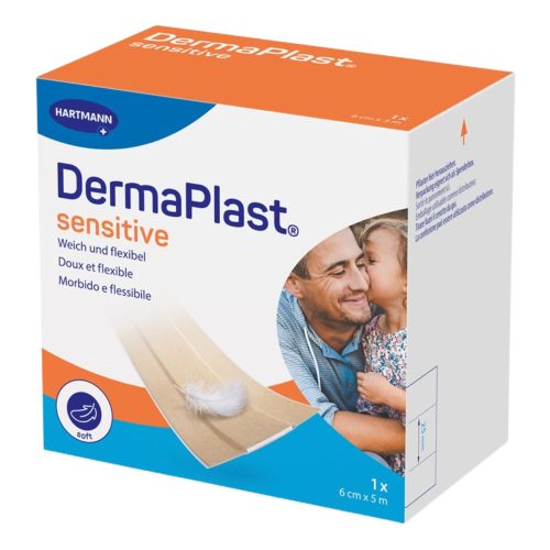 DERMAPLAST, DermaPlast sensitive Schnellverband, 6cmx5m (1 Stk)