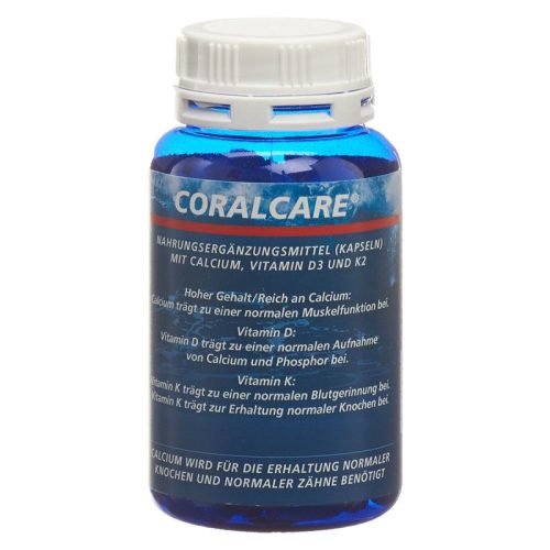 Goodness, CORALCARE Calcium Kapseln mit Vitamin D3 und K2 (120 Stk)