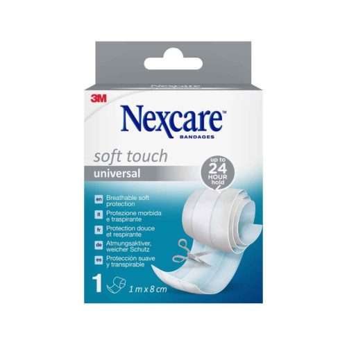 3M Nexcare, 3M Nexcare Soft Touch universal Band 1mx8cm (1 Stk)