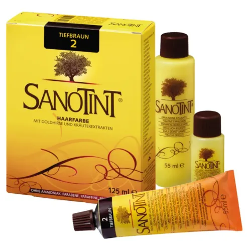 Sanotint, Sanotint Haarfarbe 02 tiefbraun (125ml)