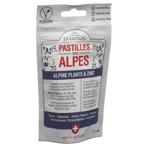 Pharmalp, PHARMALP Pastilles des Alpes Doypack 40 Stk