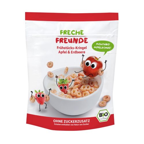 Freche Freunde, FRECHE FREUNDE Frühstücks-Kringel Apfel & Erdbeere (125g)