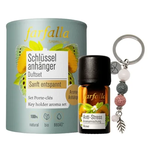 farfalla, Farfalla Schlüsselanhänger Duftset, Sanft entspannt (2-teilig)