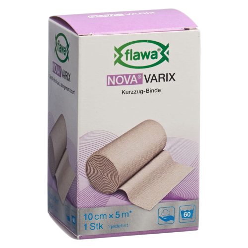 Flawa Nova Varix Kurzzugbinde 10 cm x 5 m