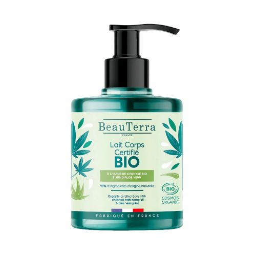 BeauTerra, BeauTerra Körpermilch Hanf & Aloe Vera Bio (500ml)