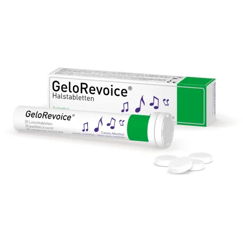 GeloRevoice, GeloRevoice Halstabletten Cassis-Menthol (20 Stk)