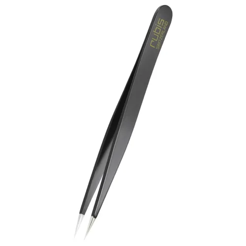 RUBIS, Rubis Pinzette spitz, Inox, schwarz