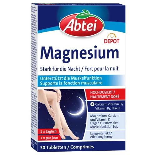 Abtei, Abtei Magnesium Stark für die Nacht 30 Tabletten