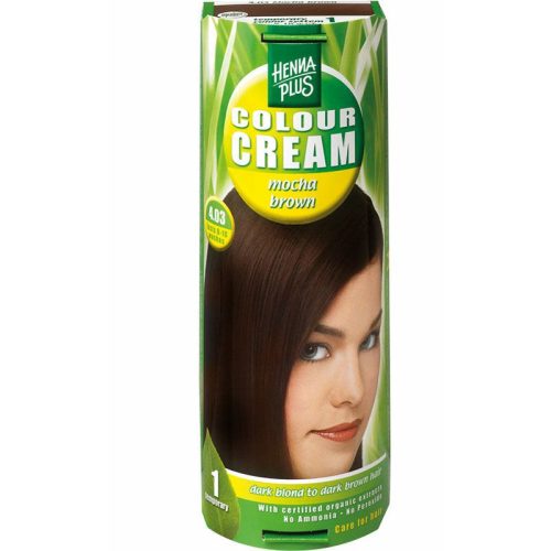 Henna Plus, HENNA PLUS Colour Cream 4.03 mocca braun 60 ml