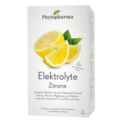 Phytopharma, Phytopharma - Elektrolyte Zitrone Sticks, 30 Stück