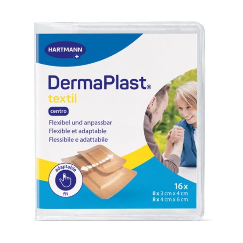 undefined, Dermaplast Textil Centro Strips hautfarbig assortiert 16 Stück