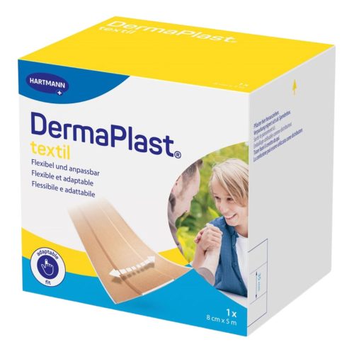 DERMAPLAST, DermaPlast textil Schnellverband, 8cmx5m (1 Stk)