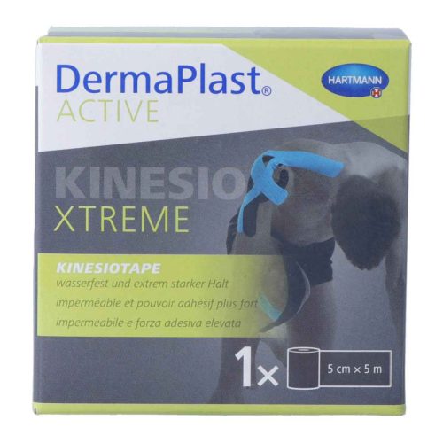 DERMAPLAST, DermaPlast Active Kinesiotape Xtreme 5cmx5m schwarz (1 Stk)