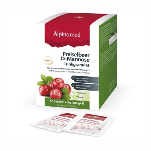 ALPINAMED, Alpinamed Preiselbeer D-Mannose Trinkgranulat (60x5g)
