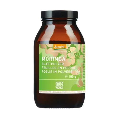 Naturkraftwerke, NATURKRAFTWERKE Moringa Blattpulver Demeter (180g)