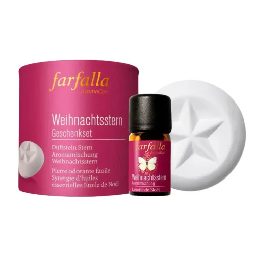 farfalla, Farfalla Duftstein Geschenkset Weihnachtsstern (2-teilig)