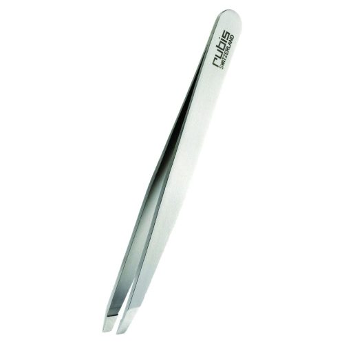 RUBIS, Rubis Pinzette schr&auml;g, Inox