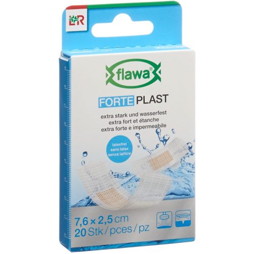 FLAWA, FLAWA Forte Plast Wundpflaster, transparent, 2.5x7.6cm (20 Stk)