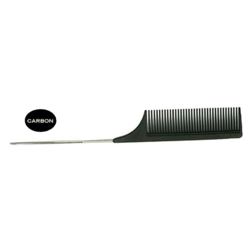 HERBA, Herba.Carbon Nadeltoupierkamm, schwarz, 21 cm
