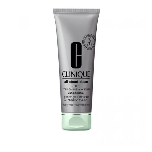 Clinique, Clinique - All About Clean Charcoal Scrub + Mask Anti-Pollution, 100  ml