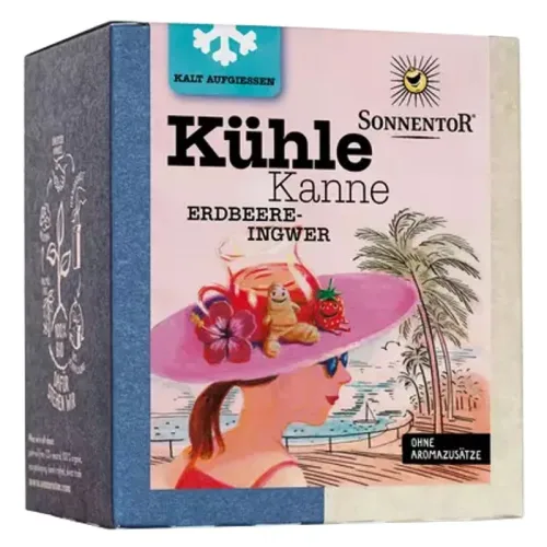 SONNENTOR, Sonnentor Kühle Kanne Erdbeere- Ingwer Tee (16x2.8g)
