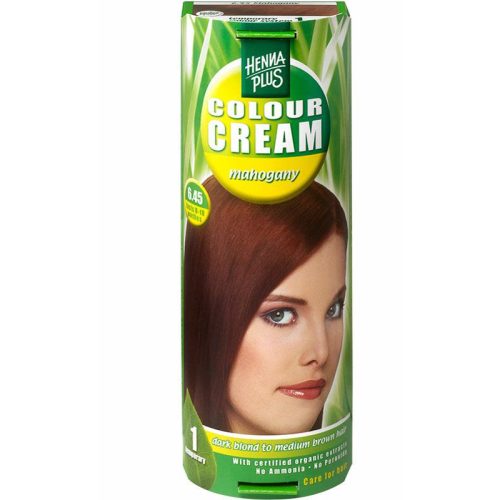 Henna Plus, HENNA PLUS Colour Cream 6.45 Mahagoni (60ml)