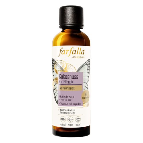 farfalla, farfalla - Kokosnuss,Bio-Pflegeöl,Verwöhnzeit, 75 ml