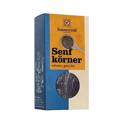 SONNENTOR, SONNENTOR Senfkörner schwarz ganz BIO Beutel (80g)
