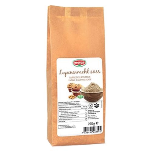 morga, MORGA Bio Lupinenmehl süss glutenfrei (250g)