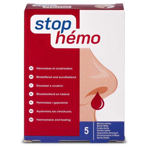 Stop Hémo, stop hémo blutstillende Watte steril (5 Stk)