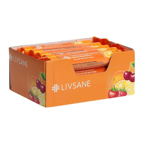 Livsane, Livsane Traubenzucker Orange (15x17 Stk)
