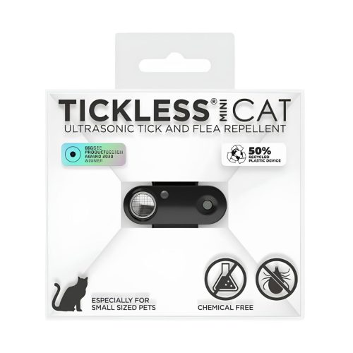 Tickless, Tickless Mini Pet Cat Zecken- und Flohschutz, schwarz (1 Stk)