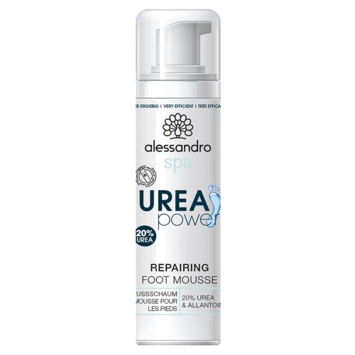 Alessandro, Alessandro - Urea Power Foot Mousse, Alessandro Spa Foot, 125 ml, Hellblau