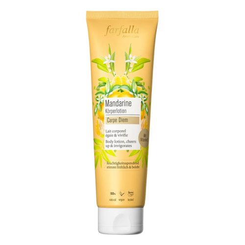 farfalla, farfalla - MandarineCarpeDiem,FeuchtigkeitsspendendeKörperlotion, 150  ml