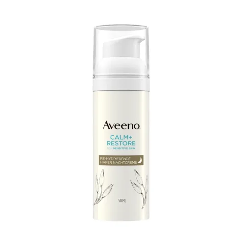 Aveeno, Aveeno Calm+Restore Re-Hydrierende Hafer-Nachtcreme (50ml)