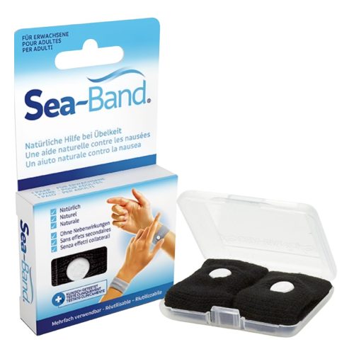 Sea-Band Akupressurband Erwachsene schwarz 1 Paar