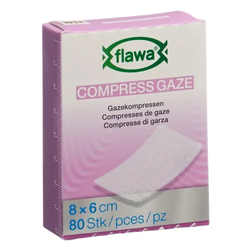 FLAWA, flawa Gazekompressen 6 x 8 cm keimreduziert