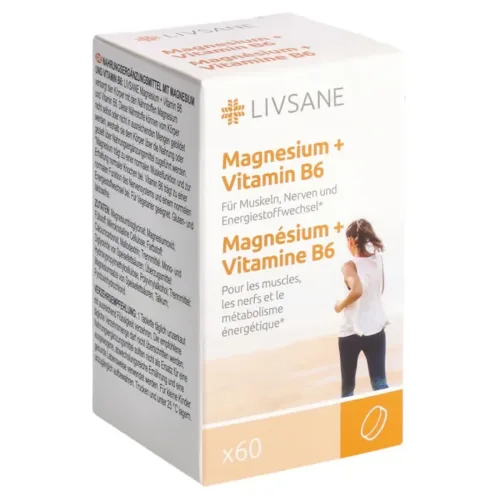 Livsane, Livsane Magnesium + Vitamin B6 (60 Stk)