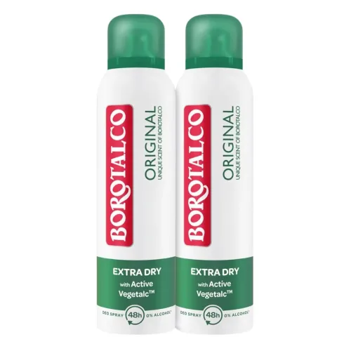 BOROTALCO, Borotalco Deo Original Spray (2 x 150ml)