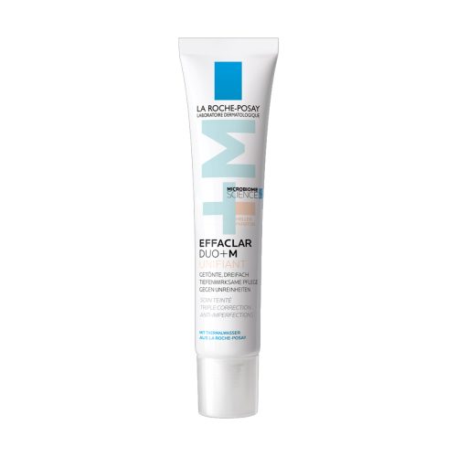 La Roche Posay, La Roche Posay - Dreifach tiefenwirksame getönte Gesichtspflege für zu Akne neigende Haut, Effaclar Duo+M Unifiant, 40 ml, Hell