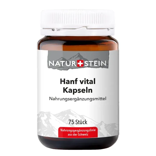 NATURSTEIN, NATURSTEIN Hanf Vital Kapseln (75 Stk)