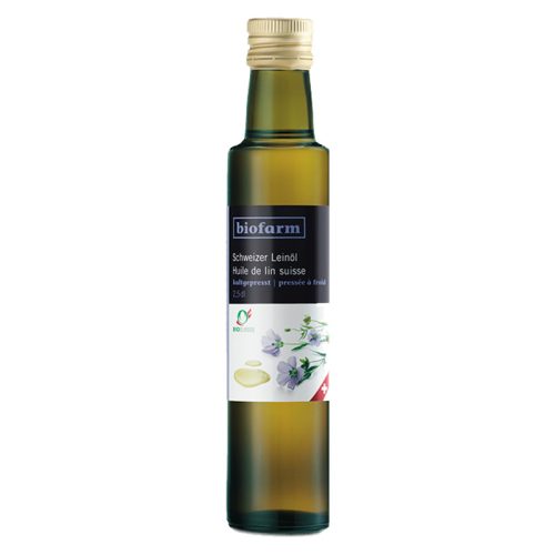 biofarm, Biofarm Leinöl CH Knospe Bio Suisse (2.5dl)