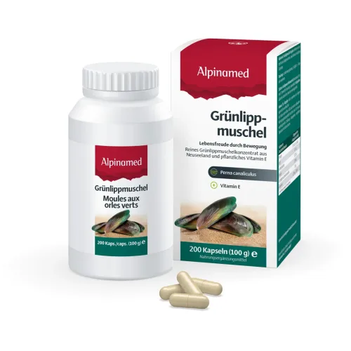 ALPINAMED, Alpinamed Grünlippmuschel 400mg Kapseln (200 Stk)