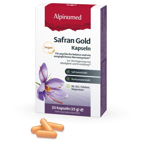 ALPINAMED, Alpinamed Safran Gold Kapseln (30 Stk)