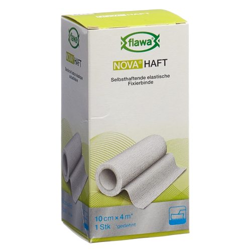 FLAWA, flawa NOVA HAFT kohäsive Gazebinde, 10cmx4m (1 Stk)