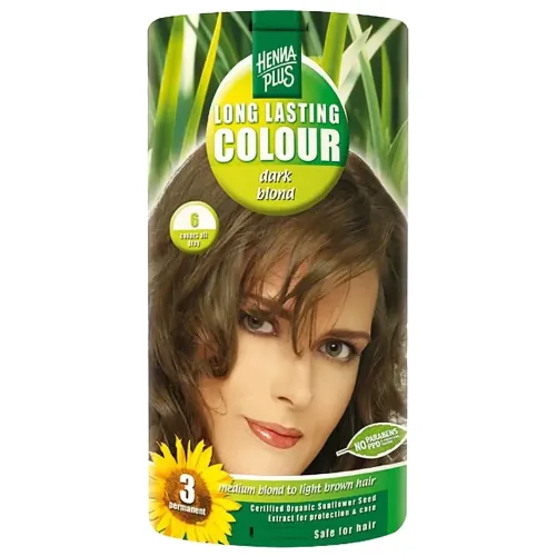 Henna Plus, HENNA PLUS Long Lasting Colour 6 Dunkelblond (1 Stk)
